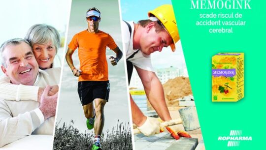 Memogink scade riscul de accident vascular cerebral