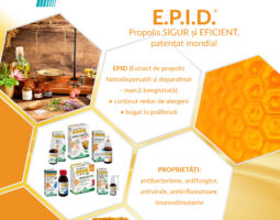 Gama E.P.I.D. Propolis are grijă de sistemul tău imunitar chiar și vara