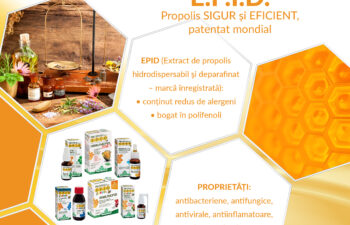 Gama E.P.I.D. Propolis are grijă de sistemul tău imunitar chiar și vara