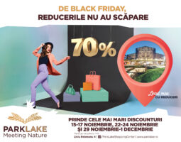 De Black Friday, reducerile nu au scăpare! Trei weekend-uri de super reduceri la ParkLake Shopping Center