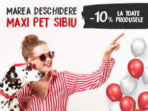 Maxi Pet deschide pe 15 august primul magazin în Sibiu