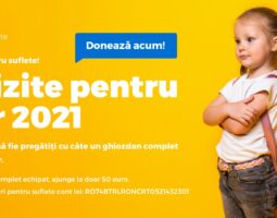 Asigură educația unui copil cu un ghiozdan pregătit de școală. Donează acum, educă o generație și schimbi viitorul țării!