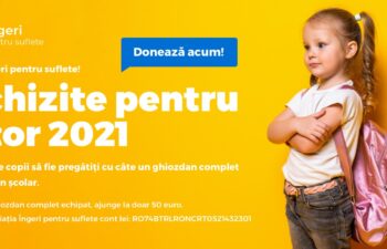 Asigură educația unui copil cu un ghiozdan pregătit de școală. Donează acum, educă o generație și schimbi viitorul țării!