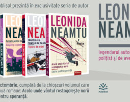 Editura Publisol lansează, în octombrie 2021, seria de autor Leonida Neamțu!