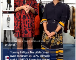 TOMMY HILFIGER A GĂZDUIT PRIMUL EVENIMENT DE  LIVESTREAM SHOPPING ÎN ROMÂNIA  PREZENTAT DE ROXANA VOLOȘENIUC & DOMNICA MĂRGESCU