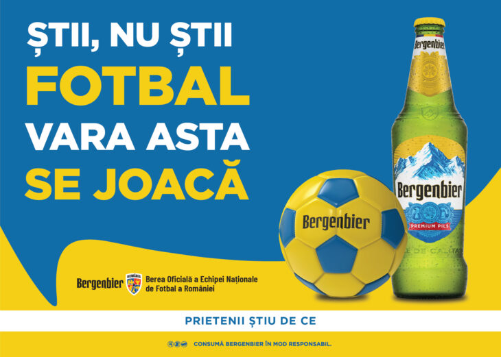 Bergenbier lansează campania „Știi nu știi fotbal, vara asta se joacă”, dedicată Campionatului Mondial de Fotbal 2026 Bergenbier lansează campania „Știi nu știi fotbal, vara asta se joacă”, dedicată Campionatului Mondial de Fotbal 2026